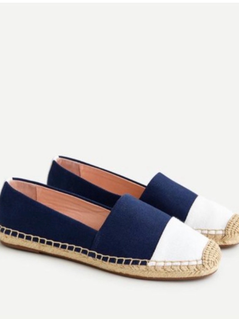 J.Crew Two-tone Canvas Espadrilled